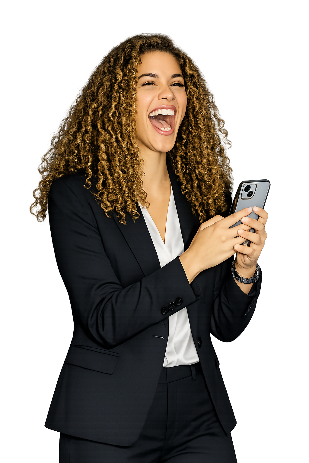 Ondernemer met telefoon